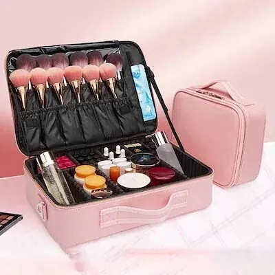 1つ買うと10個無料化粧ポーチFlora s 23新作 持ち運び 大容量 多機能 プロ用 仕切りコスメ 化粧ポーチ メイク メイク道具化粧ポーチ