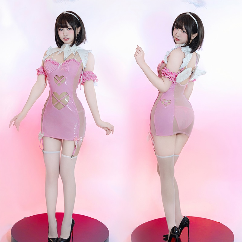 SENMHSセクシー ランジェリー 小悪魔 デビル ウィッチ 吸血鬼 魔女 デーモン PU革 萌え メイド エロ エッチ な 過激 アダルト 下着 露出 ボディコン 可愛い コスプレ コスチューム 仮