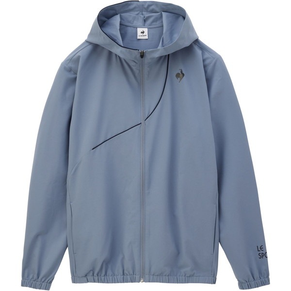 le coq sportif ルコック メンズ サンスクリーンクロス フーデッドジャケット マルチスポーツ ウインドウェア QMMXJF21-BL メンズ
