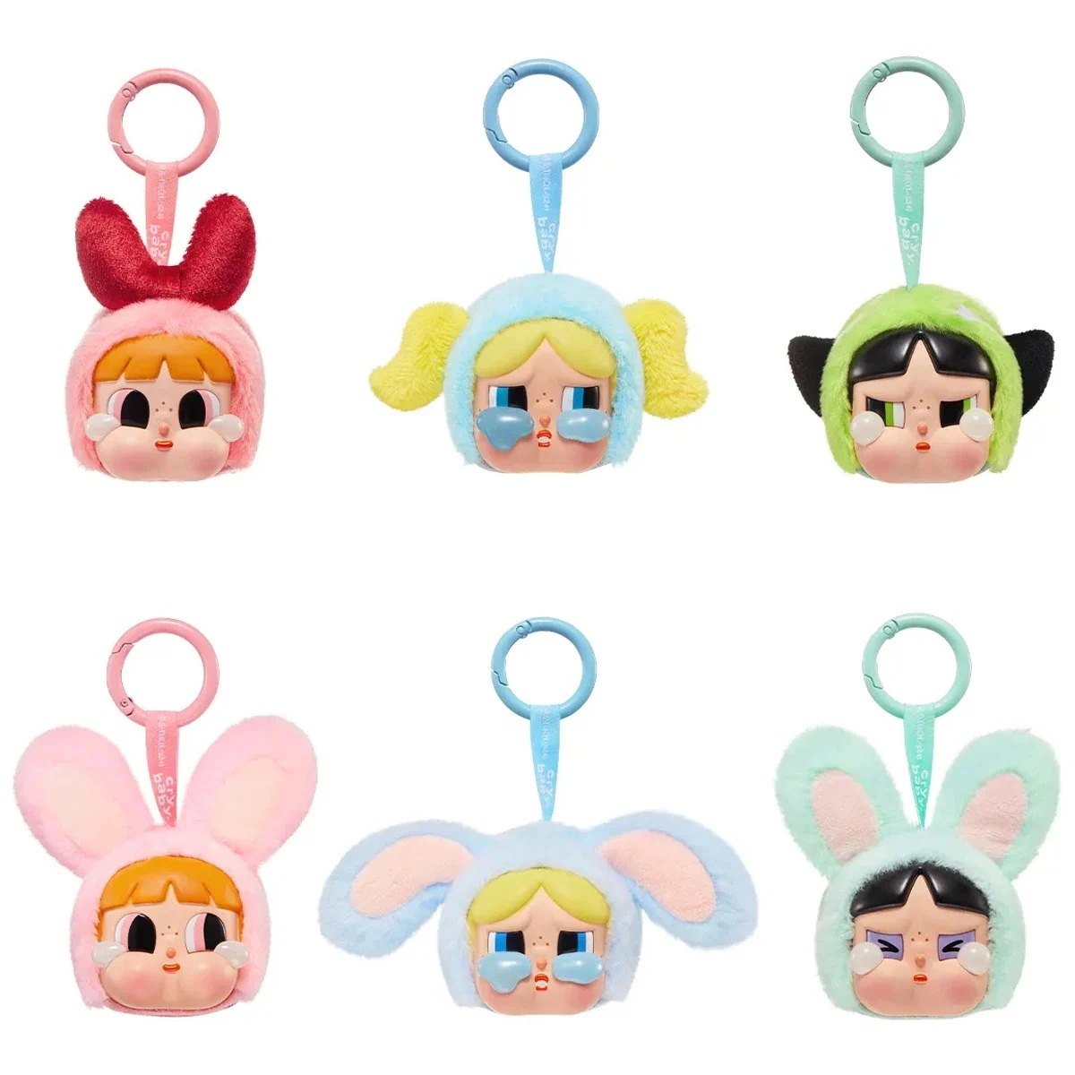 公式正規品 POP MART CRYBABY × パワーパフ ガールズ シリーズ ぬいぐるみブラインドボックス ガチャポン