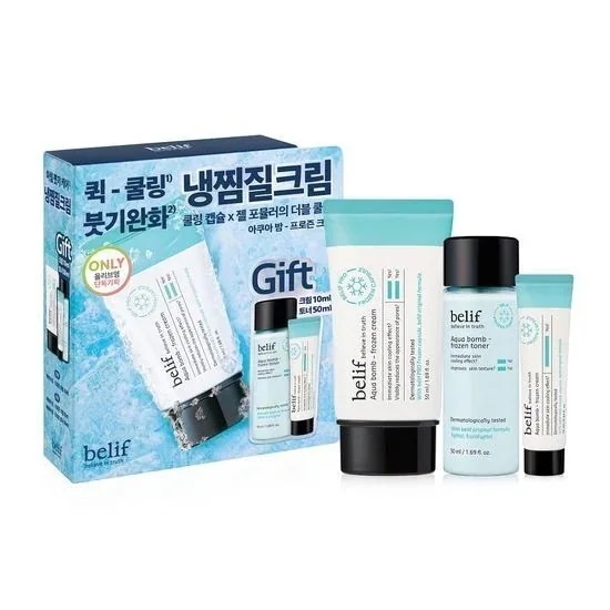 (韓国Youtuberインボラpick) アクアバーム フローズンクリーム50ml（+フローズンクリーム10ml+フローズントナー50ml）