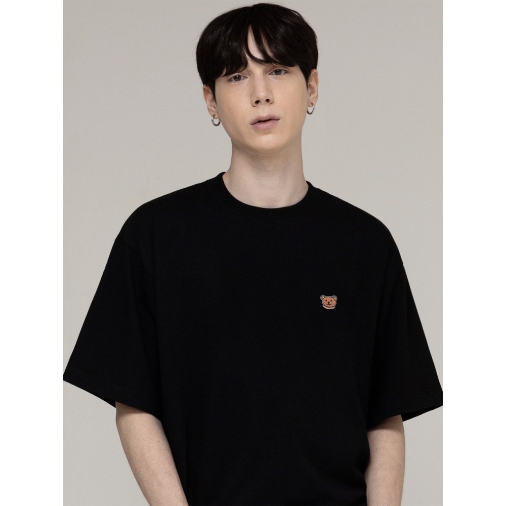 GRAVER スモールベアフェイススマイルショートスリーブTシャツ 6color