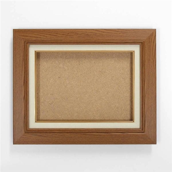 油絵額・キャンバス額・日本画・茶色油絵額 木製油縁額 P10（530×410mm） チーク