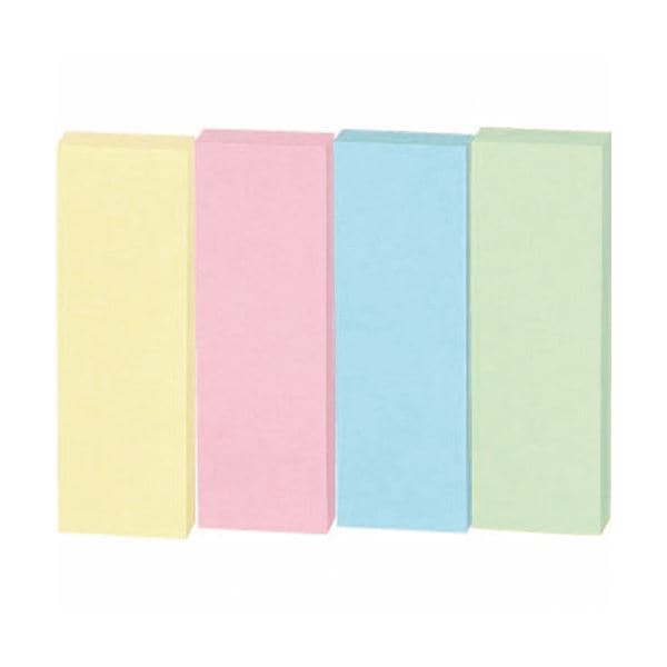 （まとめ）スマートバリュー ふせんBOX 75x25mm混色 P432J-M-20 （x10セット）