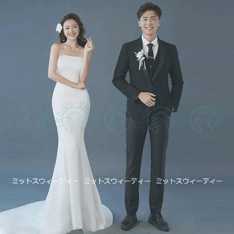 ウェディングドレス マーメイドラインドレス ビスチェ ウエディングドレス 二次会 花嫁 パーティード 10,102円