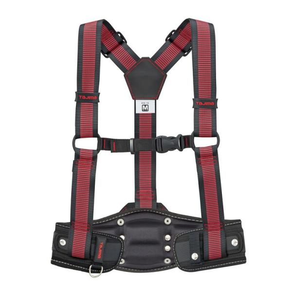 タジマ サスLセットM赤 YPLMCRX－LRE ワークサポート 保護具 安全帯 ハーネス２丁