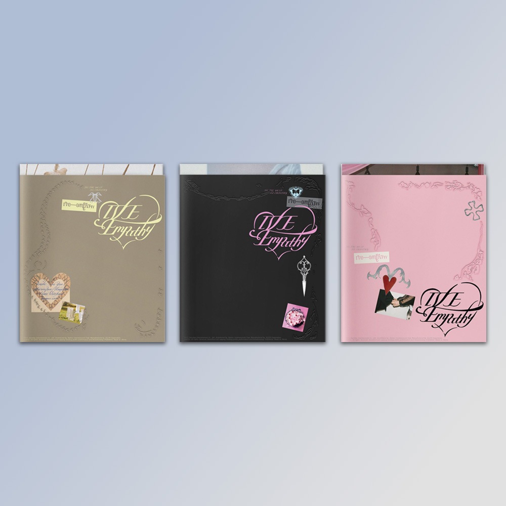 (未開封新品) アイブアルバムエンパシーミニ3集EMPATHY一般盤3種セット レヴェルハートエチチュード