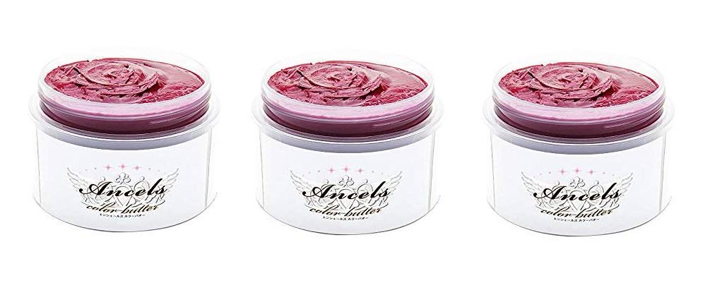 【当日/丁寧/発送】 エンシェールズ カラートリートメント カラーバター 200ｇ (チェリーピンク) 3個セット