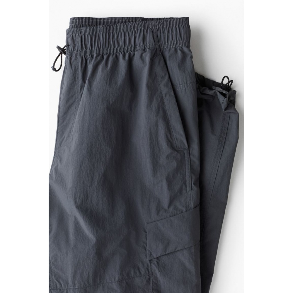 H&M パラシュートカーゴパンツルーズフィットダークグレー