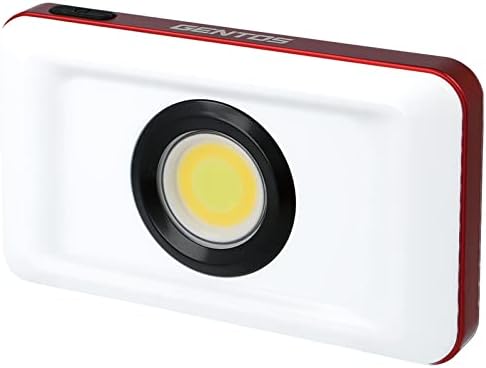 GENTOS(ジェントス) 投光器 LED ワークライト USB充電式 【明るさ1200ルーメン/実用点灯8時間/耐塵/耐水】 専用充電池使用 ガンツ GZ-316