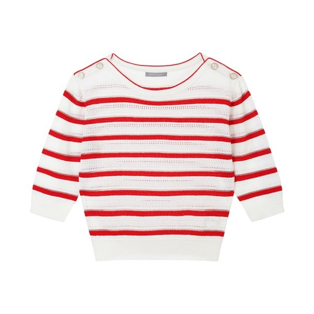 [アナルドバシーニ] (アナルドバシーニ) ゴールドパールストライプニット (AX07KP26M)