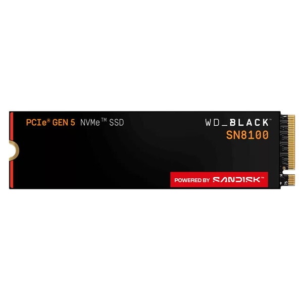 WDS100T1XHM WD_BLACK SN8100 NVMe 内蔵ストレージ (SSD M.2 1TB ヒートシンク搭載)