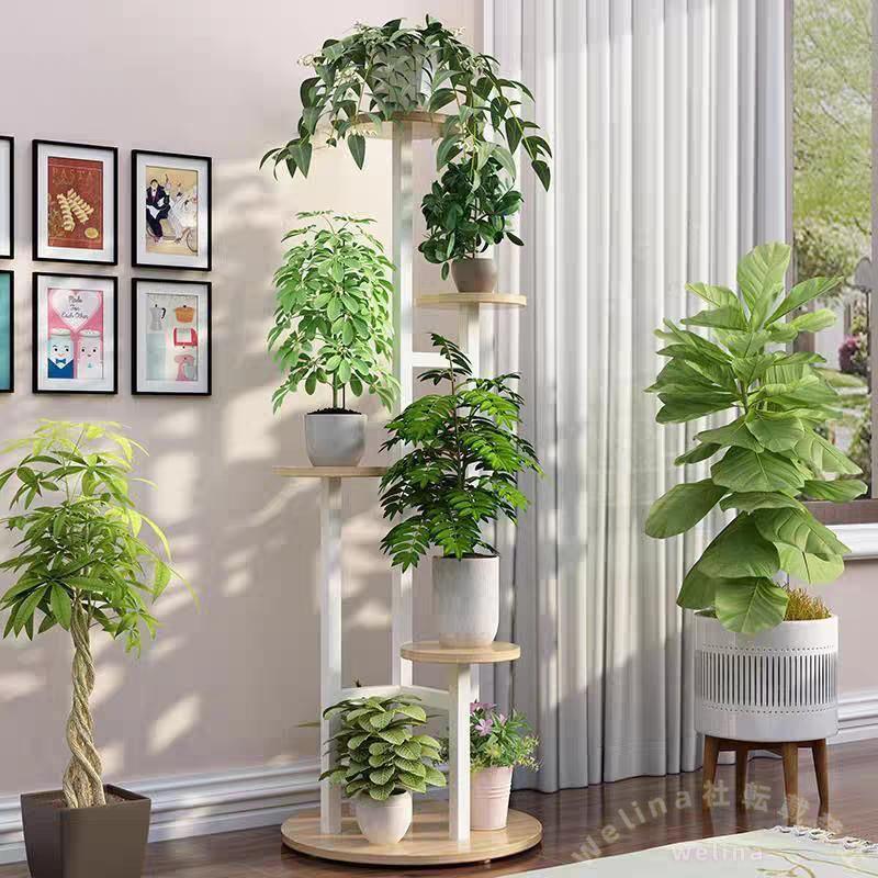 フラワースタンド ガーデンラック 盆栽スタンド 黒 園芸ラック 植物棚 組み立て簡単 屋内外対応 プランタースタンド おしゃれ