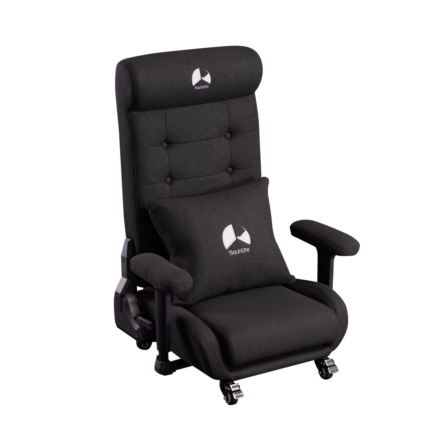 ゲーミングソファ座椅子2 GX-370-BK ブラック ファブリックタイプ 【ソファみたいなゲーミングチェア】 スタンダード 74191