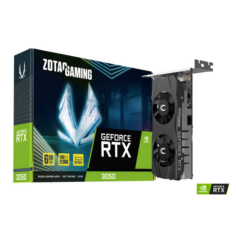 ZOTAC　ゲーミンググラフィックボード RTX 3050 6GB GDDR6 LP [GeForce RTXシリーズ /6GB]　ZT-A30510L-10L 29,348円