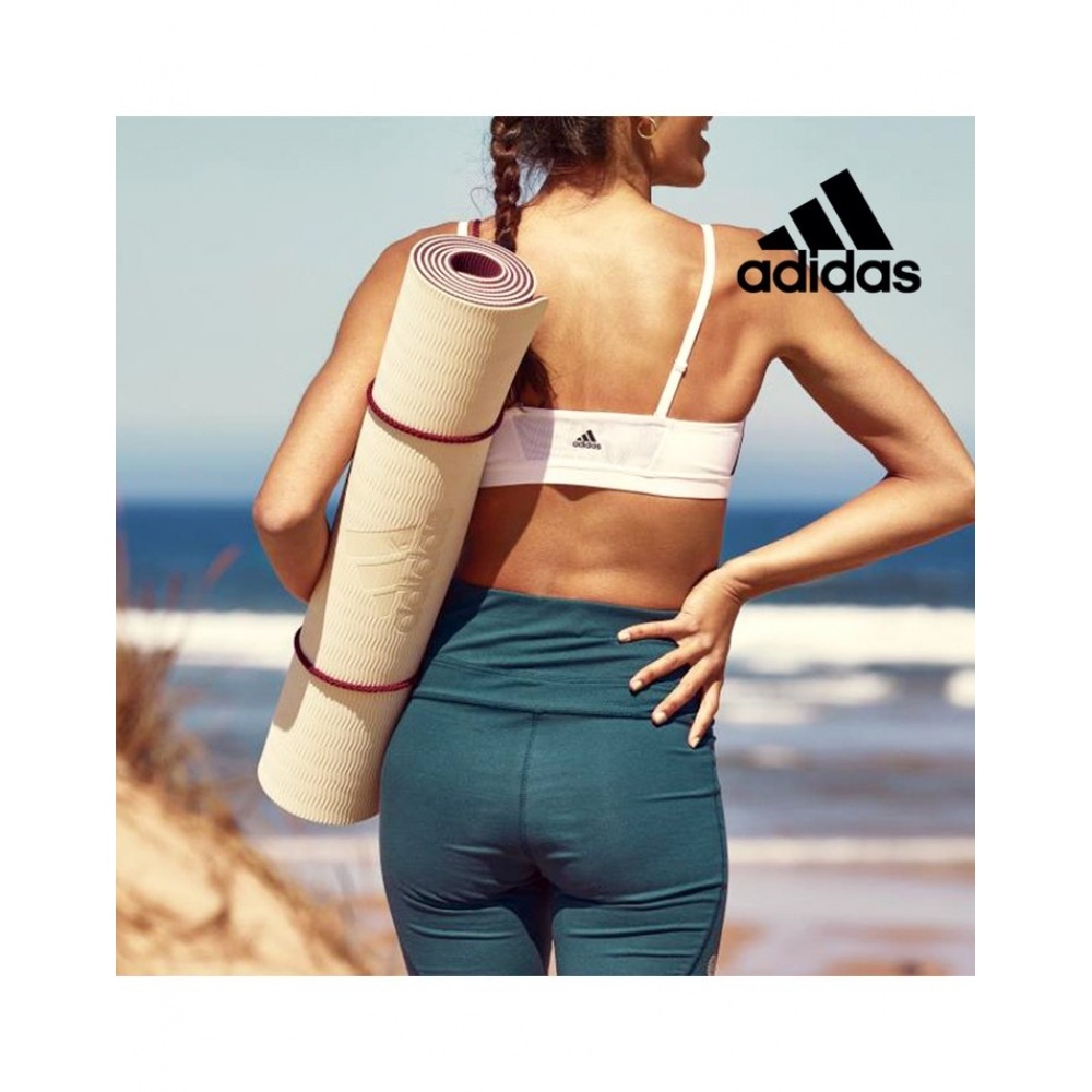 アディダスフィットネス adidas ダブルサイド TPE ヨガマット 6mm 快適なピラティスエクササイズフィットネスフロアノイズホーム