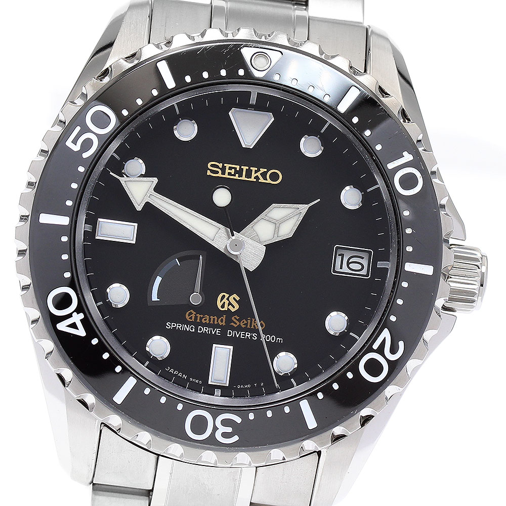 セイコー SEIKO SBGA031/9R65-0AN0 グランドセイコー ダイバーズ パワーリザーブ スプリングドライブ メンズ _889548【中古】