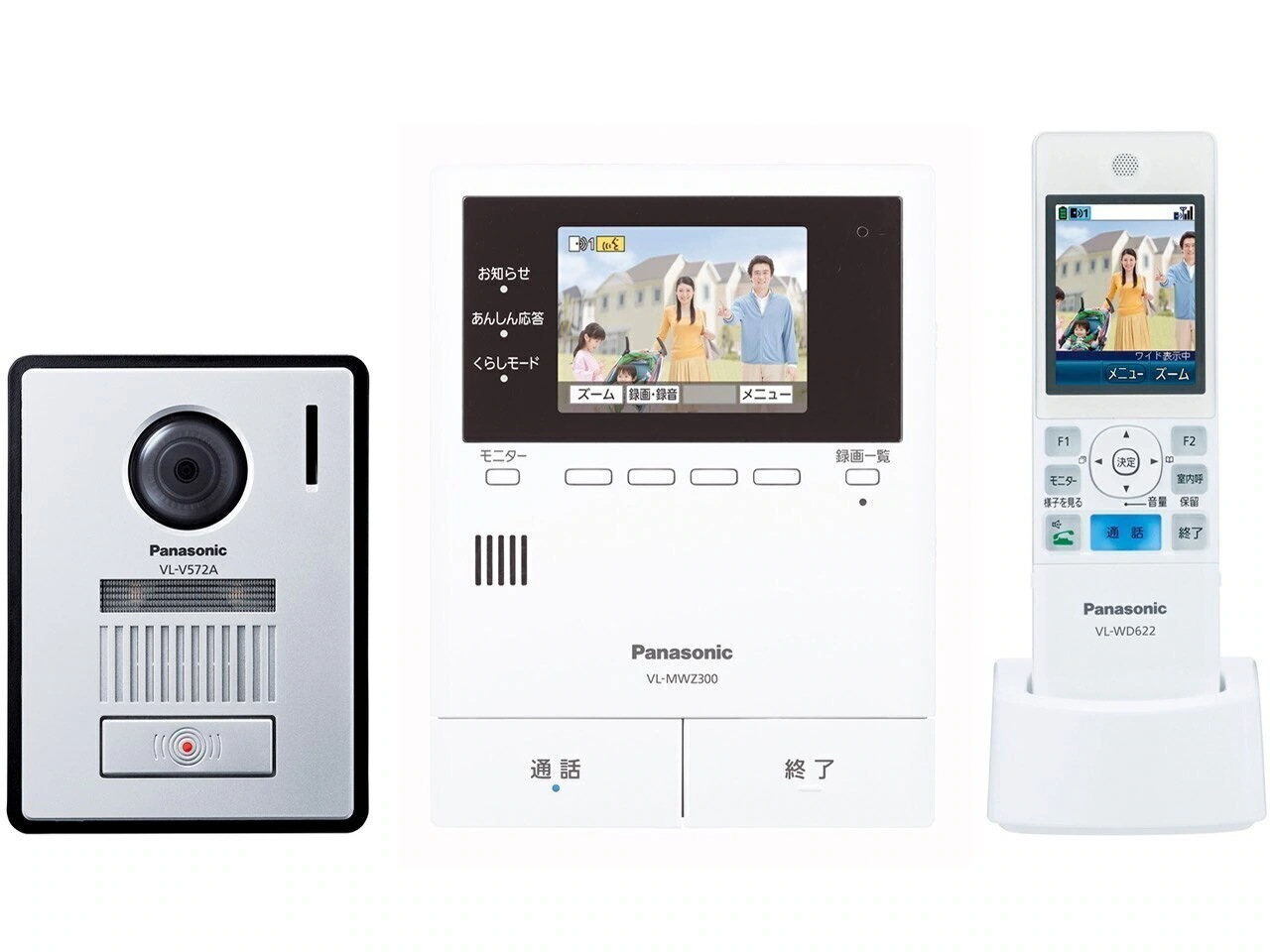 どこでもドアホン VL-SWZ300KF [ワイヤレスモニター付テレビドアホン]