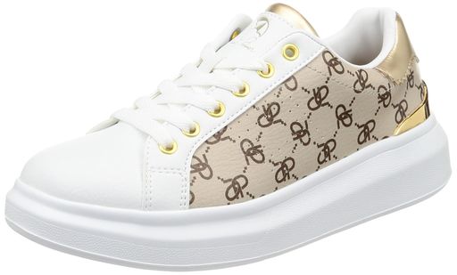 [アーノルドパーマー] スニーカー 厚底コートシューズ レディース ベージュ (203) 23.5 CM