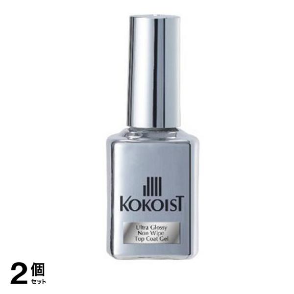 KOKOIST(ココイスト) ウルトラグロッシーノンワイプトップコートジェル 15mL 2個セット