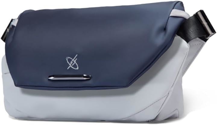 GYXX/光影行星 星雲 2 クロスボディバッグ メンズ ショルダーバッグ フラットチェストバッグ お出かけ キャリングバッグ 通勤バッグ swich (白い中サイズ11インチ)