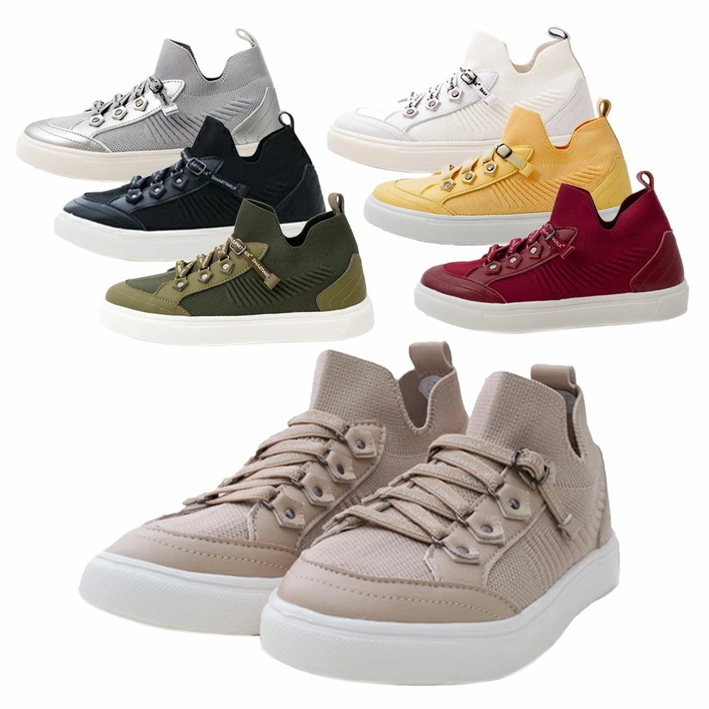 SMARTWALK スマートウォーク JFC SW-2004 軽量 スニーカー カジュアルシューズ ツボ押し 指圧 軽い 痛くない 歩きやすい ベージュ ブラック ホワイト イエロー シルバー /MR