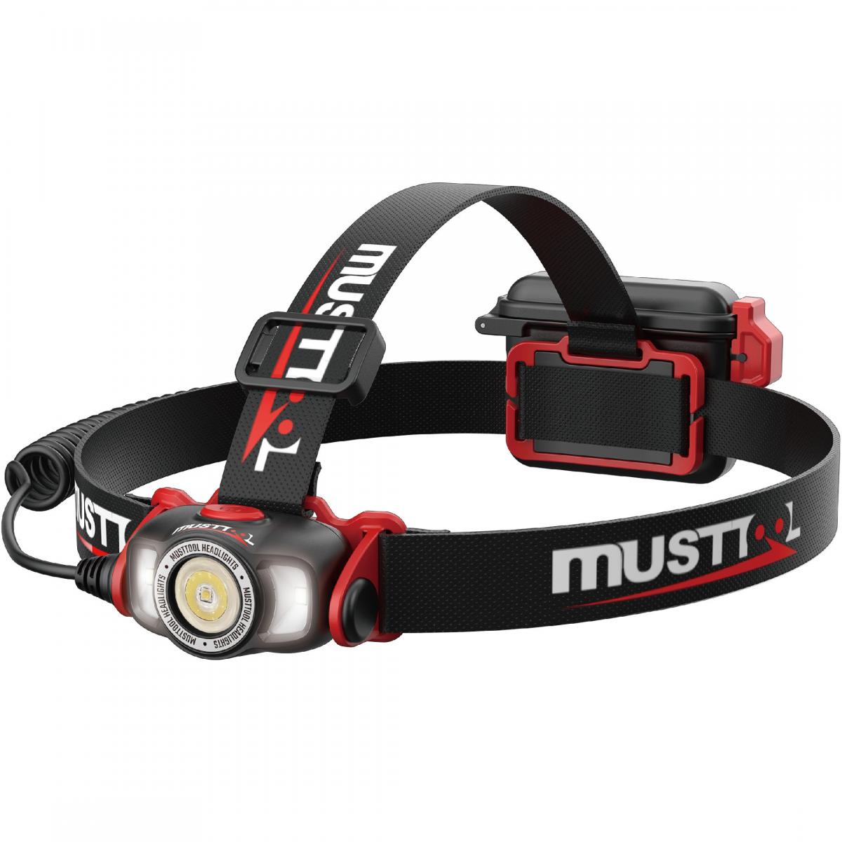 Must Tool マストツール MHL-LW500RD ハイブリッドヘッドライト ワイドビーム サブライト白 充電池付属