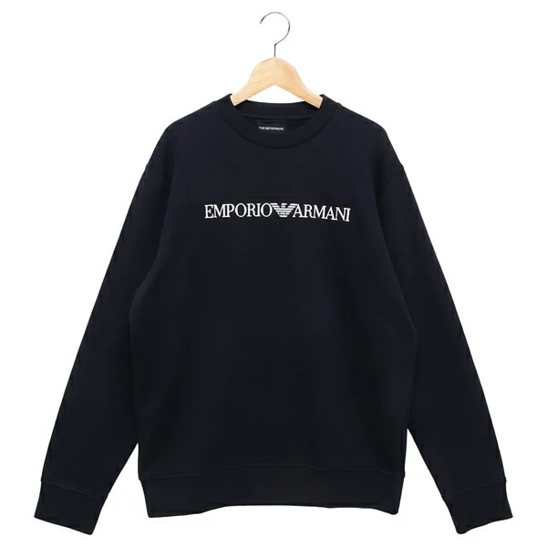 スウェット ロゴ ネイビー メンズ EMPORIO ARMANI 8N1MR6 1JRIZ F905