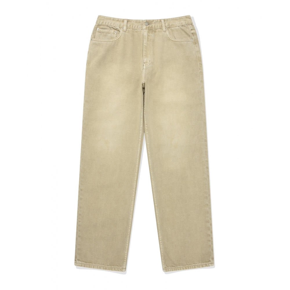 COVERNAT デニムレギュラー ダイイングパンツベージュ