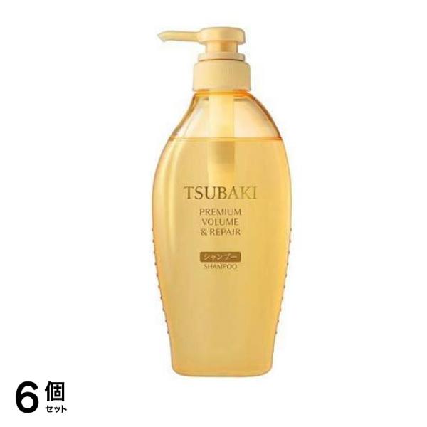 ツバキ(TSUBAKI) プレミアム ボリューム&リペア シャンプー 450mL (本体) 6個セット