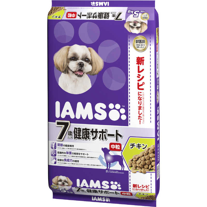 マースジャパンリミテッド　IAMS(アイムス)7歳以上用 健康サポート チキン 中粒 5kg