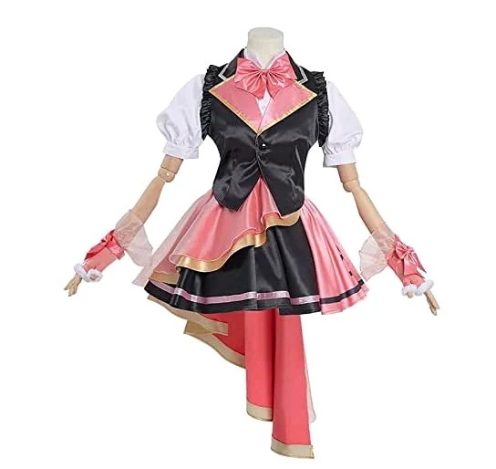 露寺蜜璃 かんろじみつり ロリータ 恋柱 舞台服 撮影 可愛い 衣装 コスチューム 仮装