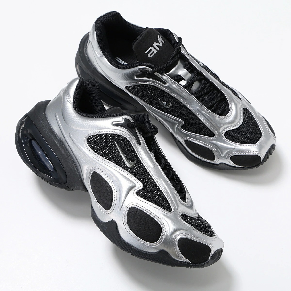 NIKE ナイキ スニーカー WMNS NIKE AIR MAX MUSE エア マックス ミューズ FV1920 レディース ローカット 厚底 シューズ 靴 001/BLACK/METALLIC-S