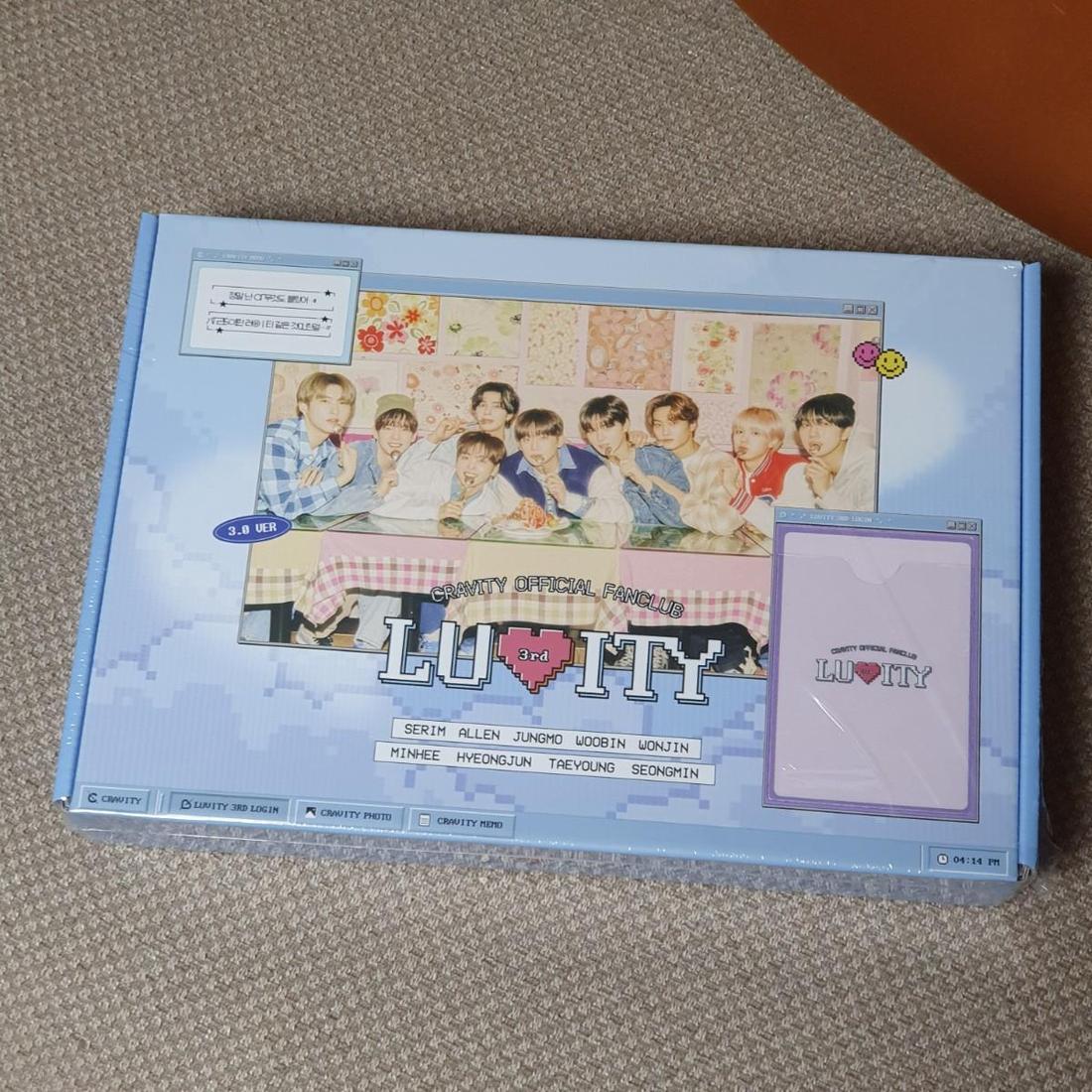 [ 公式 ] CRAVITY Official Fan Club [LUVITY] 3rd KIT (No Membership Card)