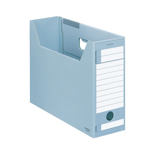 （まとめ）コクヨ ファイルボックス-FS（Eタイプ）（A4ジャスボックス）A4ヨコ 背幅102mm 青 A4-LFE-B 1セット（5冊）(×5セット)