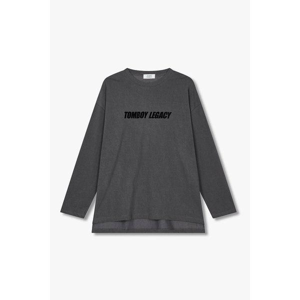 フローピー顔料長袖Tシャツ 91F5422773084
