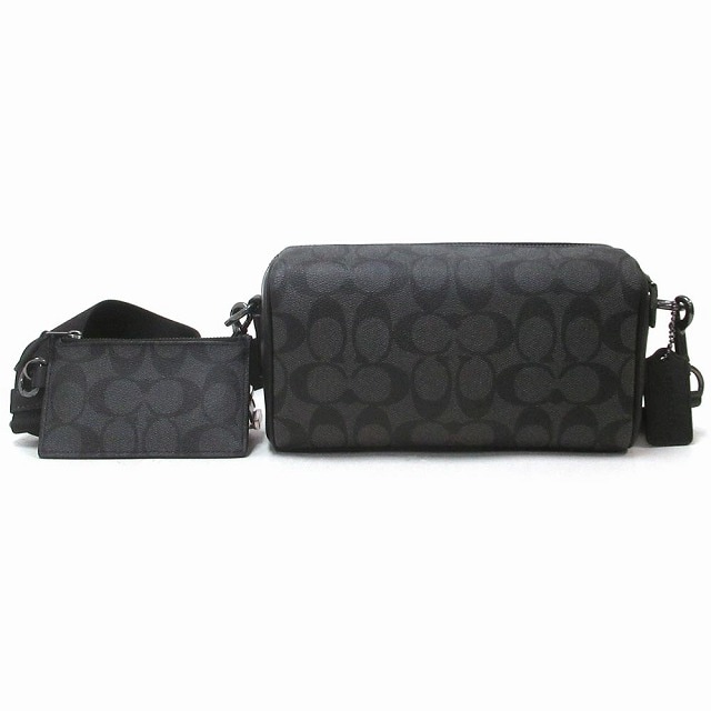 コーチ バッグ メンズ COACH アウトレット シグネチャー キャンバス アクセル クロスボディ ショルダーバッグ CJ674 QBO4G