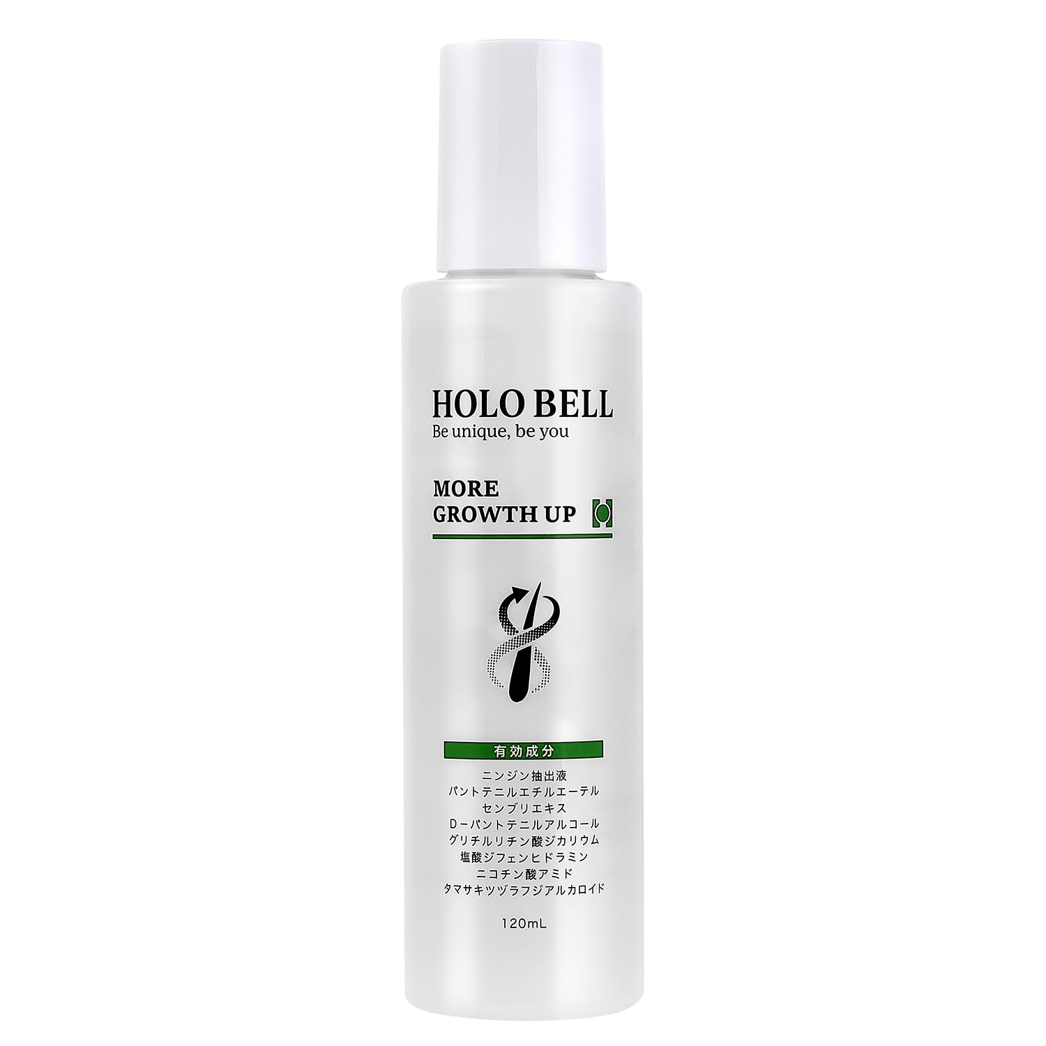 HOLO BELL モアグロースアップ 育毛剤 薬用 男性用 女性用 男女兼用 120ml 医薬部外品 8種の有効成分 国内生産 2か月分