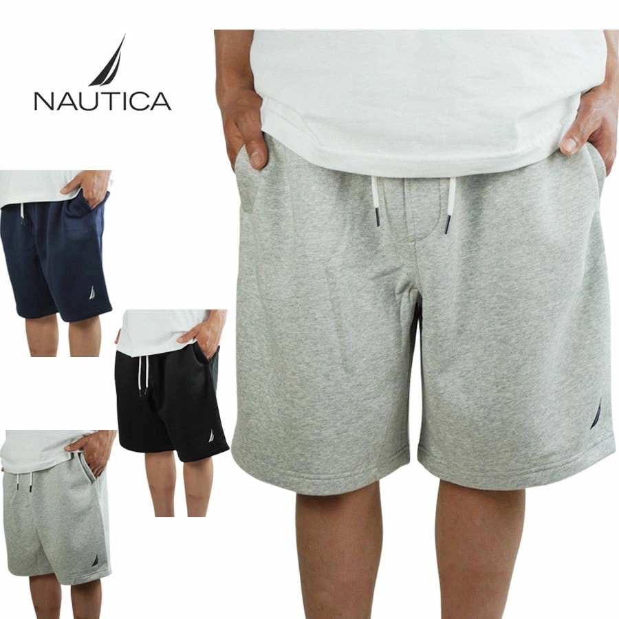 ノーティカ NAUTICAメンズ ショーツKR9192 SHORTSスウェットショーツNAVY(ネイビー) BLACK(ブラック) GREY HEATHER(グ