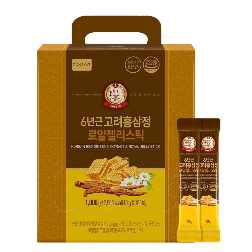 6年根 高麗人参亭 ローヤルゼリースティック 100包 / 1kg
