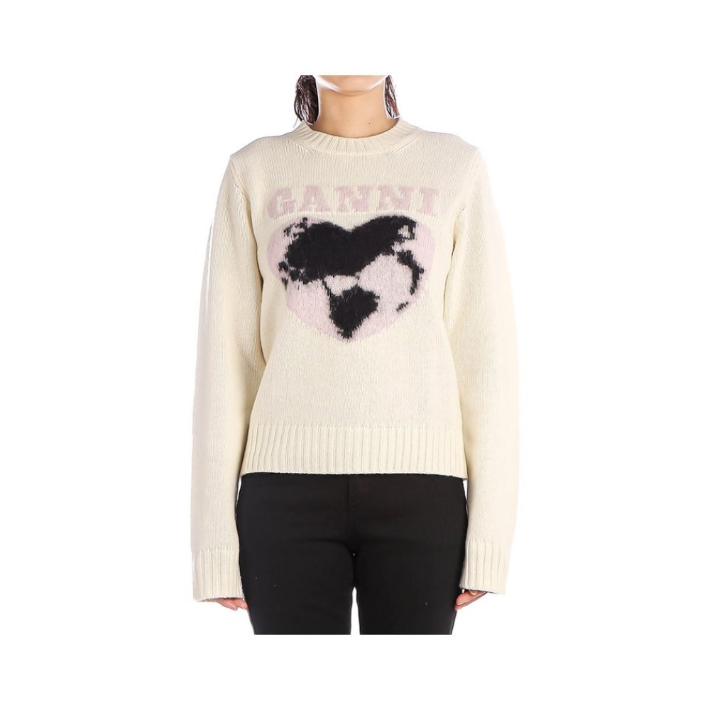 ガニ 24FW 女性用グラフィックセーター