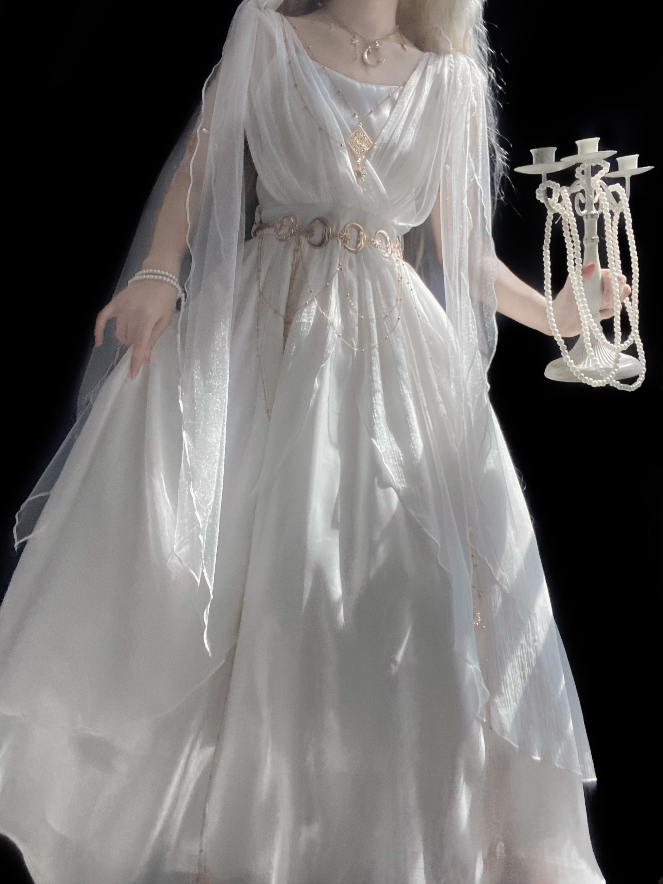 ロリータギリシャの女神スタイルの大きなスカートドレススカート民族スタイルの妖精ロリータドレスプリンセススタイルのドレス