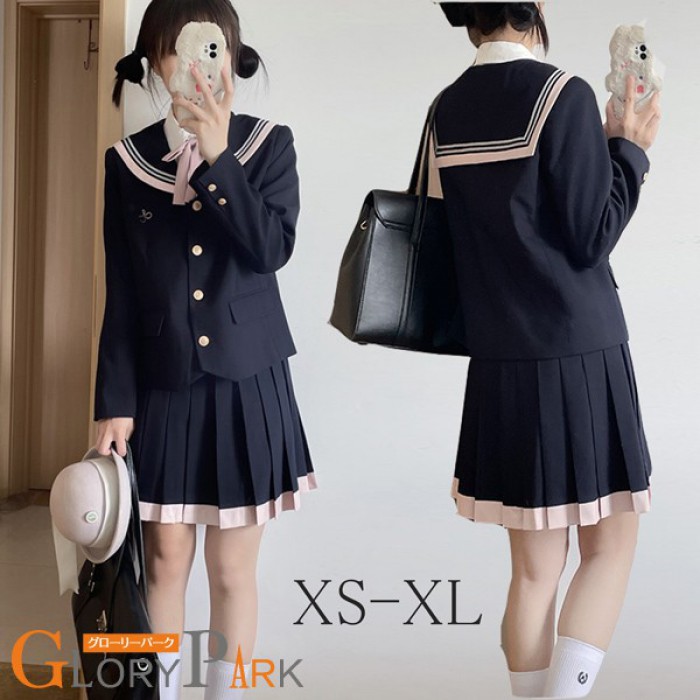 セーラー服 卒業式 女の子 制服 学生制服 長袖 女子高生スカート 制服コスプレ レディース 高校生 お受験 発表会 入学 通学 ジュニア