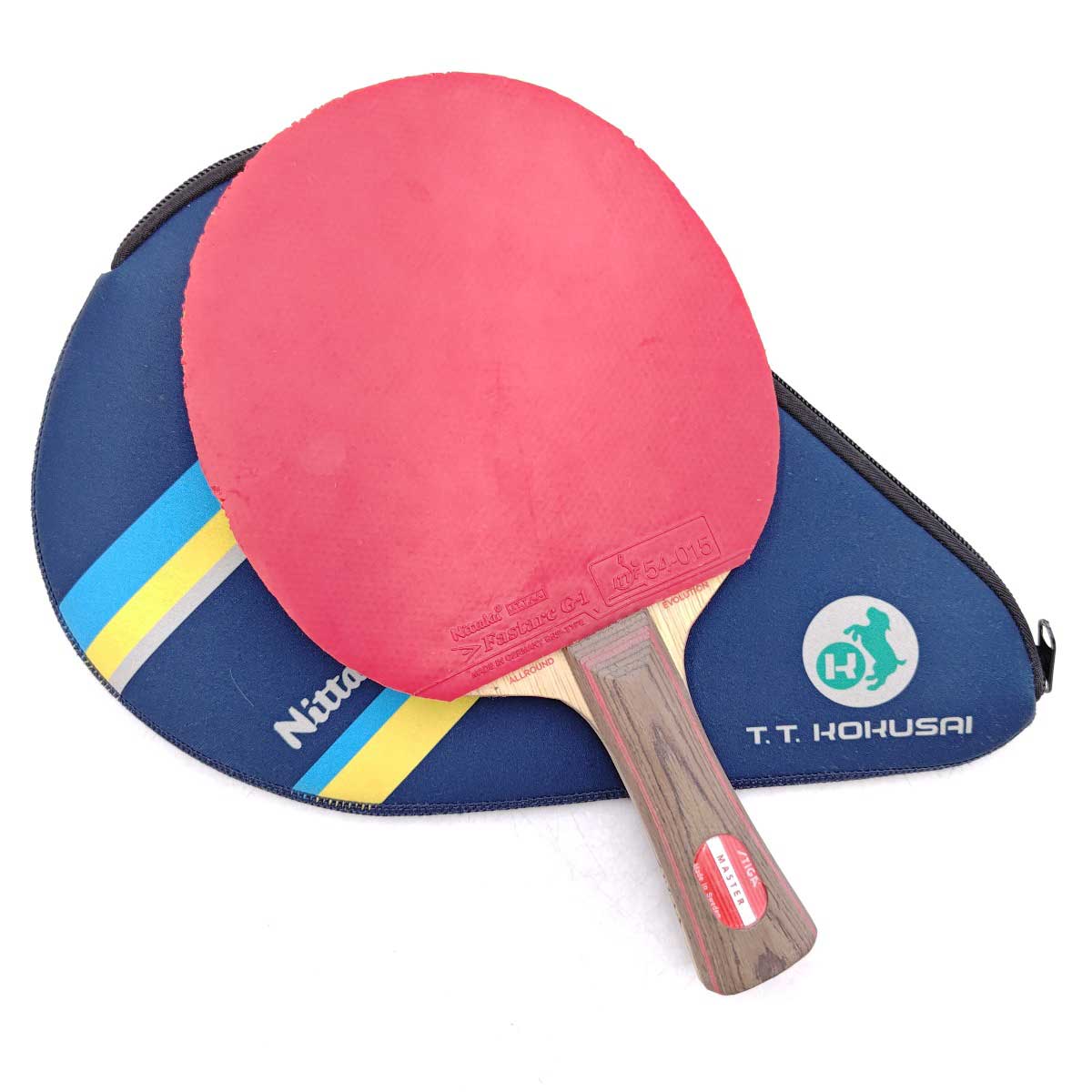 【中古】スティガ オールラウンド エボリューション FL 卓球ラケット ラバー付[ファスタークG1 / グラスD.tecs(粒高)] 1051-35 STIGA シェークハンド