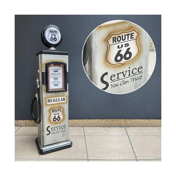 CDラック 収納棚 4段 ラック 扉付き 小物収納 コレクションケース おしゃれ かわいい ガスポンプ デザイン インテリア アメカジ 棚