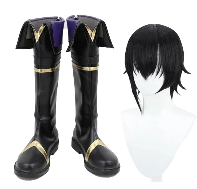 コスプレ靴 ウィッグ付き シャドウ シド カゲノー 陰の実力者になりたくて! 下駄 シューズ 長靴 コスプレ クリスマス ハロウィン