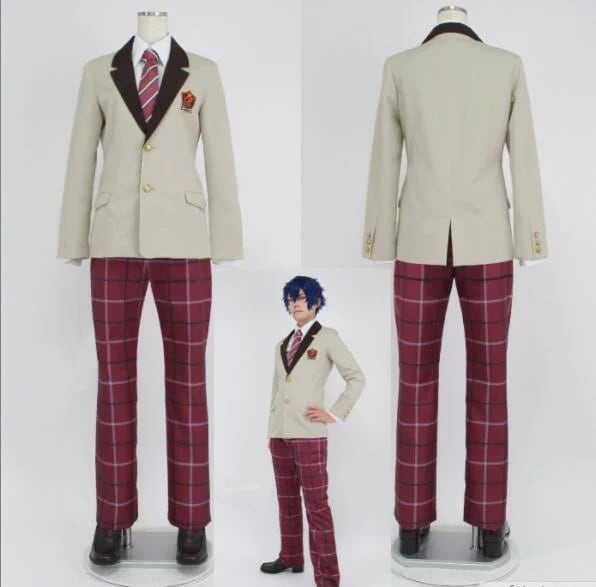 あんさんぶるスターズ!! 玲明学園 コスプレ 衣装 制服 ウィッグ 巴日和 Amazon.co.jp: [HJMAX] 玲明学園 制服 Eve 巴日和 漣ジュン