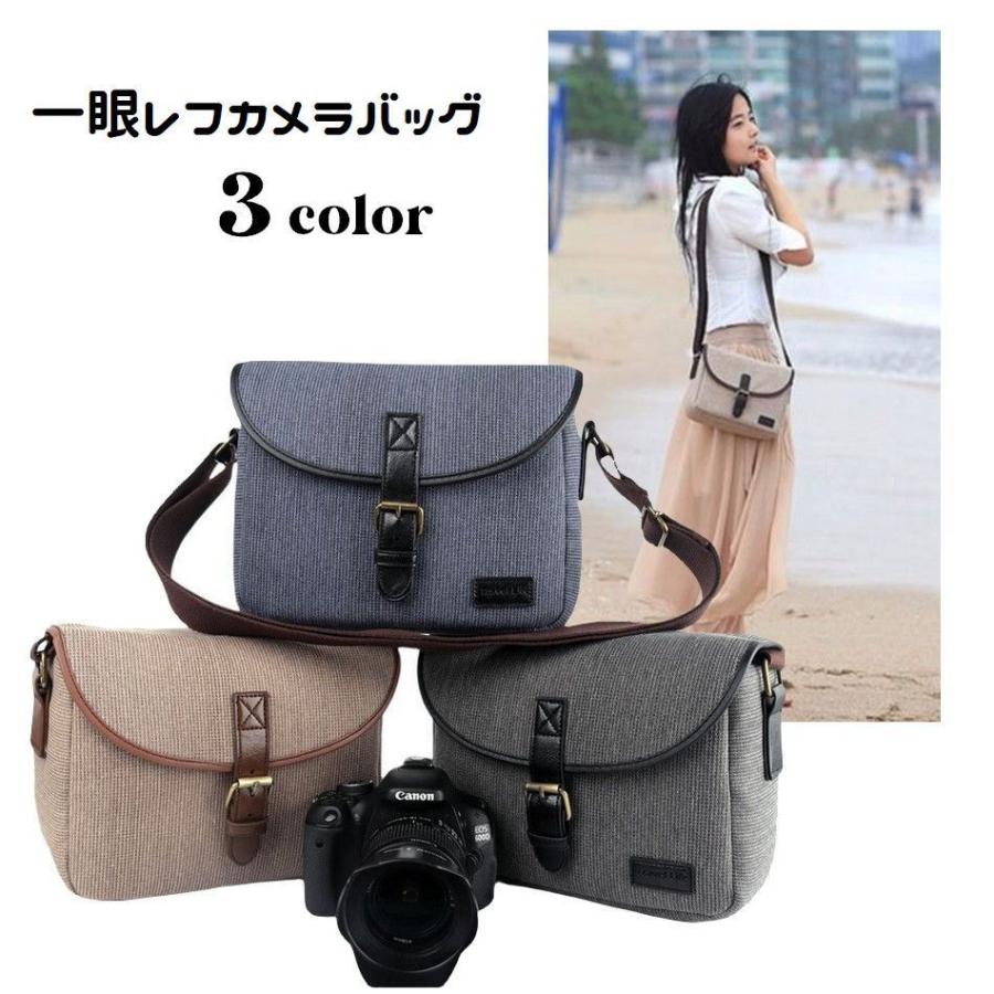 カメラバッグ 一眼レフ用 カメラケース ショルダーバッグ 肩掛け 斜め掛け 長さ調節可能 レディース メンズ 四角形 仕切り付き マグネットボタン カ 5,315円