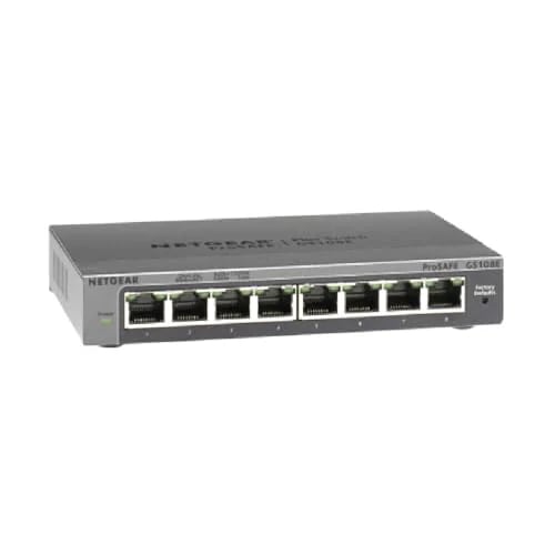 NETGEAR ネットギア GS108E ギガ8ポート アンマネージプラス