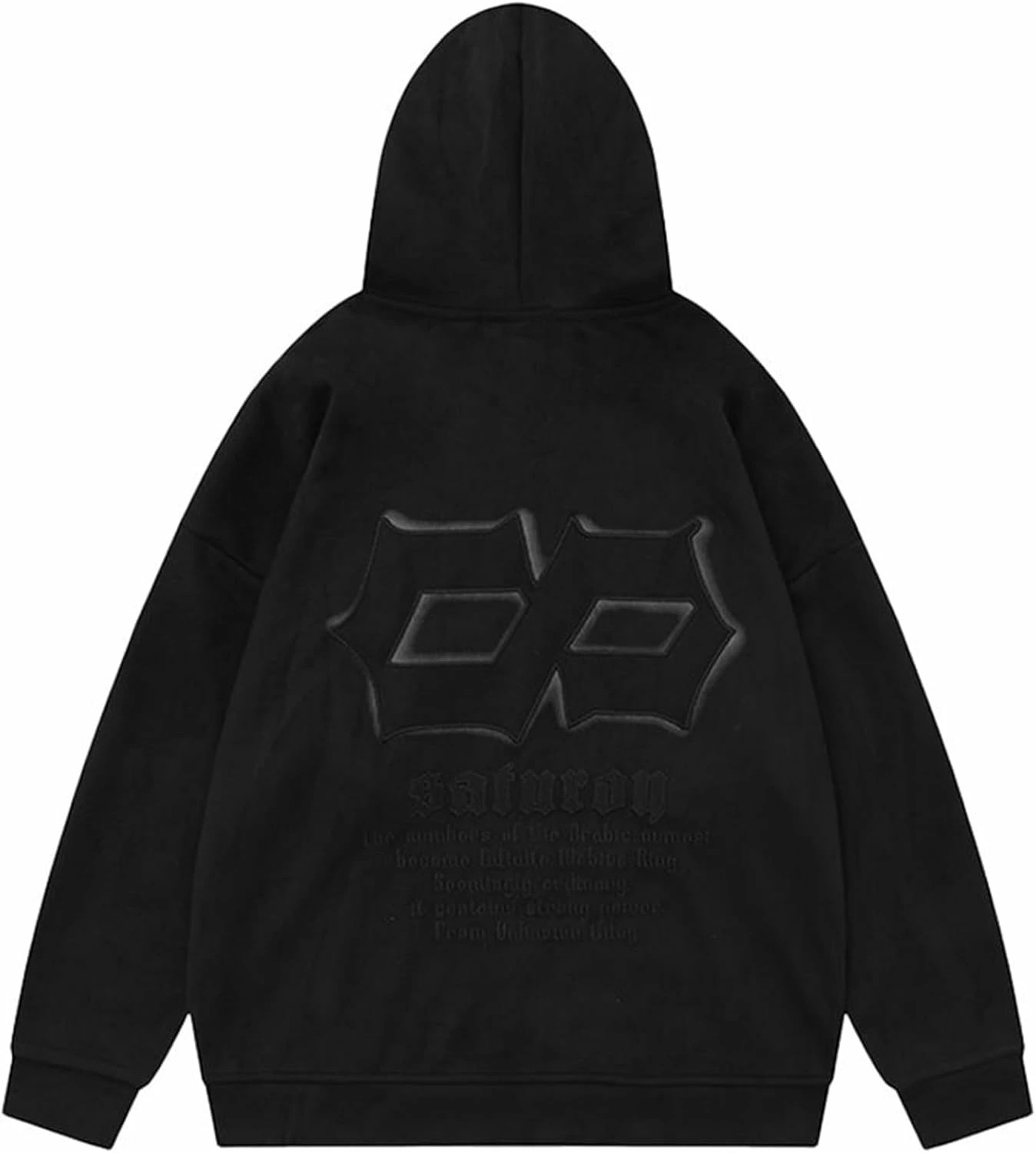 フルオーバー 刺繍 ピンク 長袖パーカー フード付き メンズ レディース ポケット付き 春秋冬服 上着 オーバーサイズ デイリー 古着 カジュアル 汗染み コンフォート 薄い 日常着用 ランニング